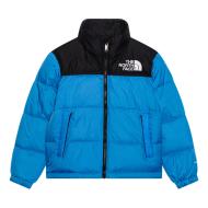 Doudoune Bleu Garçon The North Face Teen 1996 Retro Nuptse pas cher