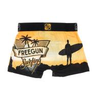 Boxer Orange/Noir Garçon Freegun Surfer vue 2