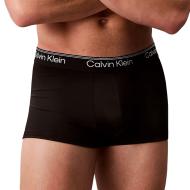 X3 Boxers Noir/Blanc Homme Calvin Klein Jeans Low Rise Trunk vue 2