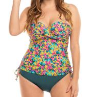 Maillot de Bain Tankini Jaune/vert Femme Sun Project pas cher