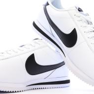 Baskets Blanc/Noir Homme Nike Cortez vue 7