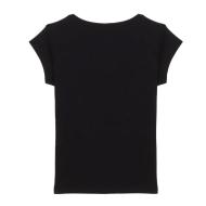 T-shirt Noir Fille Kaporal Flint vue 2