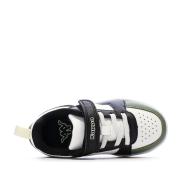Baskets Blanc/Vert Garçon Kappa Logo Shay 1.0 vue 4