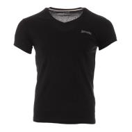 T-shirt Noir Homme Schott V Neck Jeff