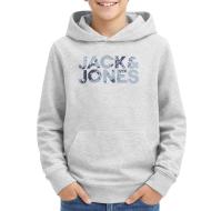 Sweat Gris Clair Garçon Jack & Jones Forest pas cher