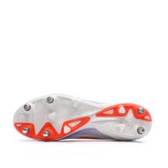 Chaussures de Football Blanches/Bleu/Rouges Homme Adidas League vue 5