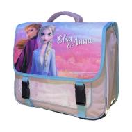 Cartable Violet/Rose Fille Elsa & Anna La Reine des Neiges pas cher