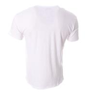 T-shirt Blanc Homme Paname Brothers TED vue 2