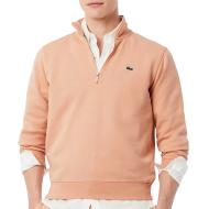 Sweat Rose Homme Lacoste Half-zip pas cher
