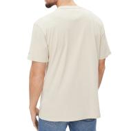 T-shirt Écru Homme Tommy Hilfiger Small Flag vue 2