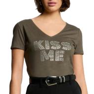 T-Shirt Kaki Femme Morgan DBISOU