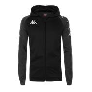 Veste à capuche Noire Homme Kappa Tortona