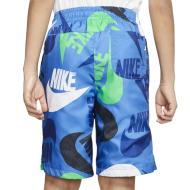 Short Bleu Garçon Nike Woven Aop vue 2