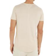 T-shirt Ecru Homme Tommy Hilfiger Xslim Jaspe DM0DM09587 vue 2