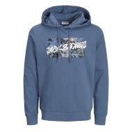 Sweat à Capuche Bleu Homme Jack & Jones Hawaii vue 3