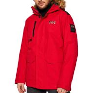 Parka Rouge Homme Helly Hansen Svalbard pas cher