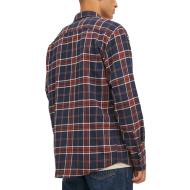 Chemise à Carreaux Orange/Marine Homme Jack & Jones Classic Check vue 2