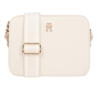 Sac à Bandoulière Beige Femme Tommy Hilfiger Logotape