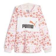Sweat Blanc/Rose Fille Puma Mixmch pas cher