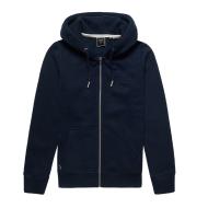 Sweat Zippé Noir Femme Superdry Vintage Logo pas cher