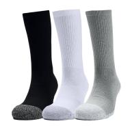 X3 Paires de Chaussettes Blanches/Grises/Noires Homme Under Armour Heatgear pas cher