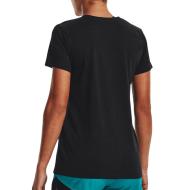 T-shirt Noir/Vert Femme Under Armour Live Sportstyle Graphic97 vue 2