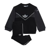 Survêtement Noir Garçon Adidas Crew pas cher
