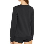 Sweat Noir Femme Adidas Lin vue 2