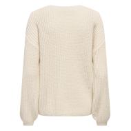 Pull Beige Femme JDY Tennison Life vue 2