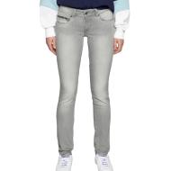 Jean Slim Gris Femme Pepe Jeans Katha pas cher