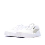 Baskets Blanc/Beige Femme Puma Carina 2.0 Zebra vue 6