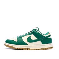 Baskets Blanche/Verte Femme Nike Dunk pas cher