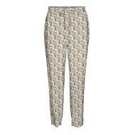 Pantalon Blanc/Vert/Rose Imprimé Femme Vero Moda Easy