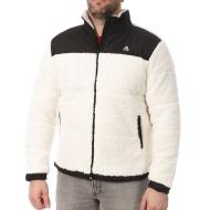 Veste Sherpa Blanche/Noir Homme Paname Brothers VISTA pas cher