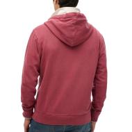 Sweat Zippé Bordeaux Homme Superdry Essential Washed Ziphood vue 2