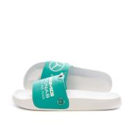 Claquettes Blanches/Bleu Homme Puma Mercedes Mapf1 Leadcat 20 pas cher