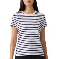 T-Shirt Blanc/bleu Femme Levi's Perfect 1