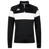 Sweat Noir/Blanc Homme Kappa Dovare