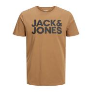 T-shirt Marron Garçon Jack & Jones Logo TeeNVZ pas cher