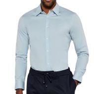 Chemise Bleu Clair Homme Calvin Klein Jeans Solid