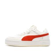 Baskets Blanc/Rouge Homme Puma Ca Pro Suede