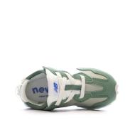 New Balance 327 Baskets Verte Garçon NW327CJ vue 4