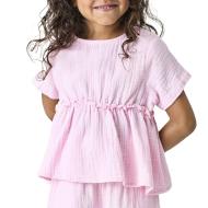 T-Shirt Rose Fille Kids ONLY Life KMGTHYRA pas cher