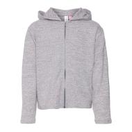 Sweat Zippé Gris Clair Fille Vero Moda Bella pas cher