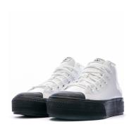 Baskets Blanc/Noir Femme Adidas Adidas Nizza vue 6