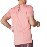 Maillot de Sport Rose Femme Adidas Adizero Tee vue 2