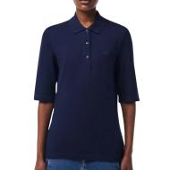 Polo Marine Femme Lacoste Polo Slim Fit pas cher