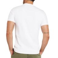 T-shirt Blanc Homme Guess Classic Design vue 2