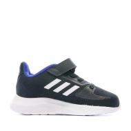 Baskets Noir/Bleu Garçon Adidas Runfalcon 2.0 vue 2