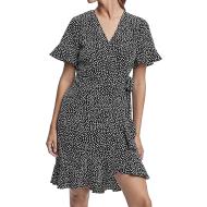 Robe Noire/Blanche Femme Vero Moda Henna